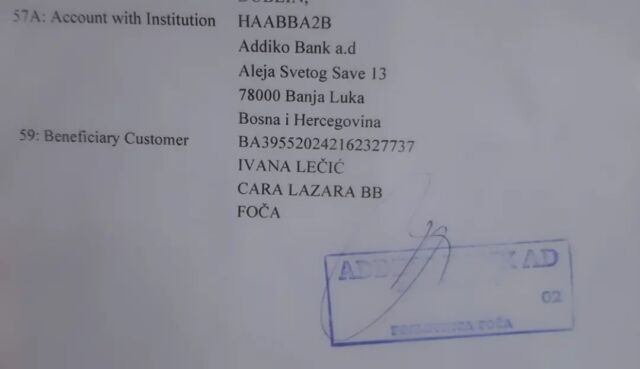 📢OBAVJEŠTENJE! Zbog velikog broja zainteresovanih ljudi iz inostranstva koji žele učestvovati u humanitarnoj akciji ,,Dobro se dobrima vraća" za Ivanu Lečić, Ivana je otvorila devizni račun. ,,POMOZIMO IVANI, BUDIMO NJEN TRAČAK NADE ZA BOLJE SUTRA, JER DOBRO SE DOBRIM VRAĆA!" 💛🙏 #tracaknadefoca #humanitarnaakcija #donirajzaivanulecic